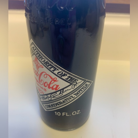 Vintage 1977 Coca Cola Coke 75th anniversary commemorative Glass Bottle, Sealed - Picture 12 of 12